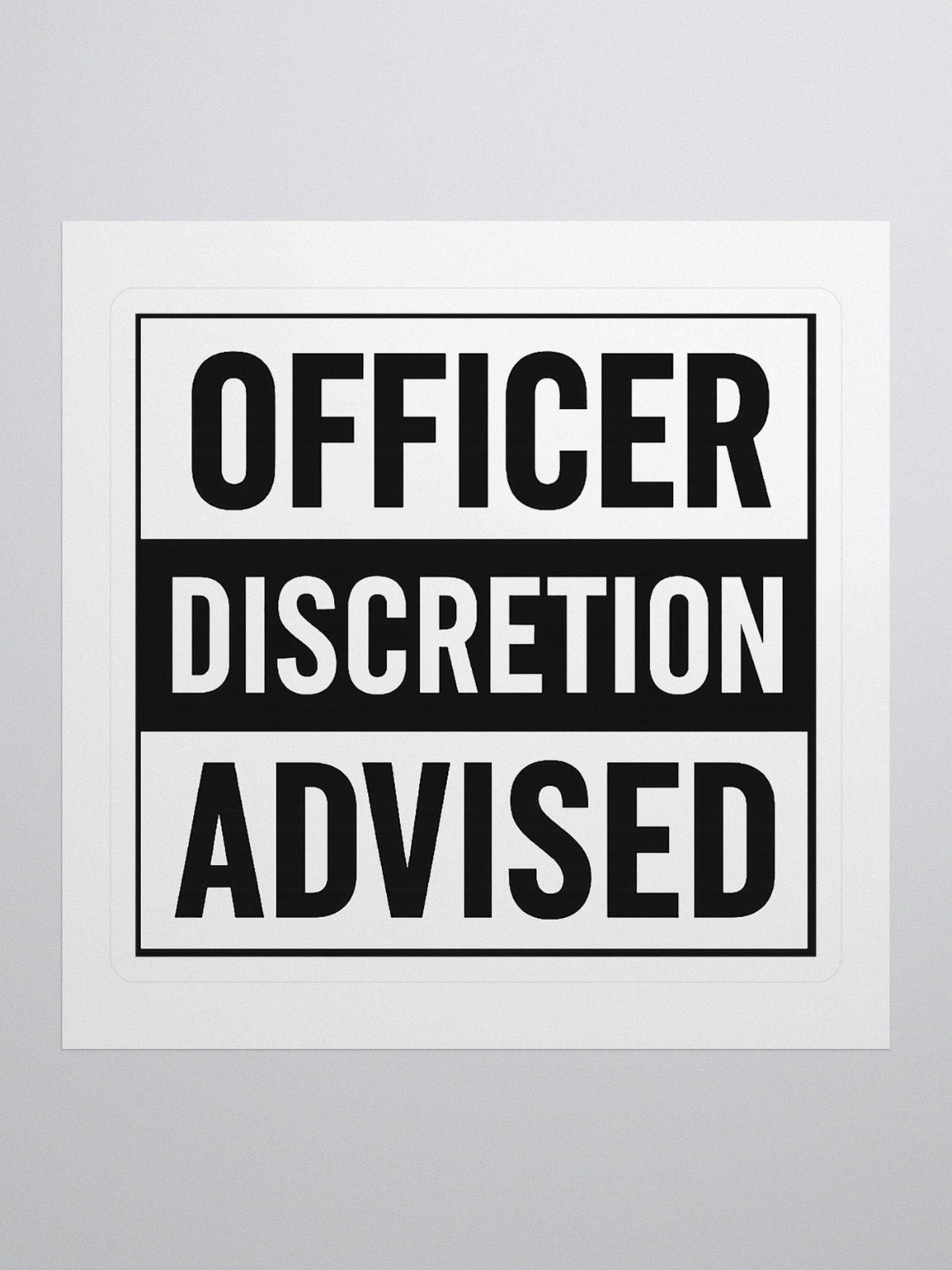 Undercover Warning Stickers product image (1)