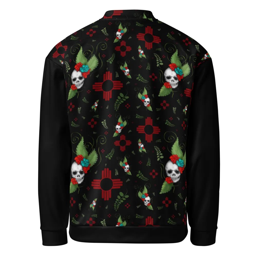 Floral Skulls Zia Bomber Jacket product image (6)