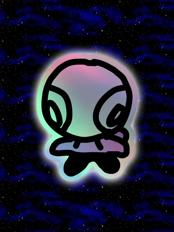 bon holographic sticker product image (1)