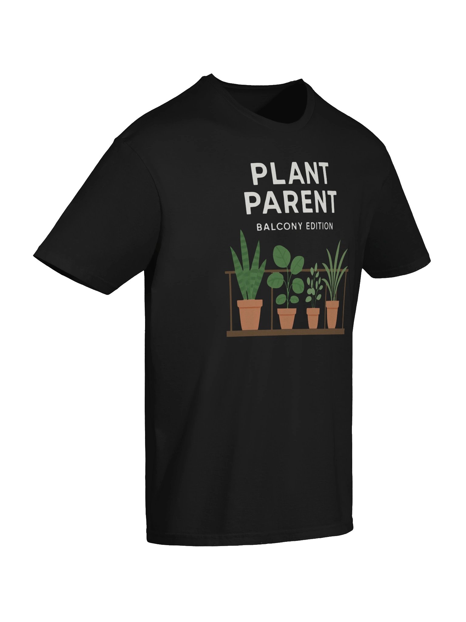 Plant Parent Balcony Edition T-Shirt – Minimal Urban Gardening Tee product image (7)