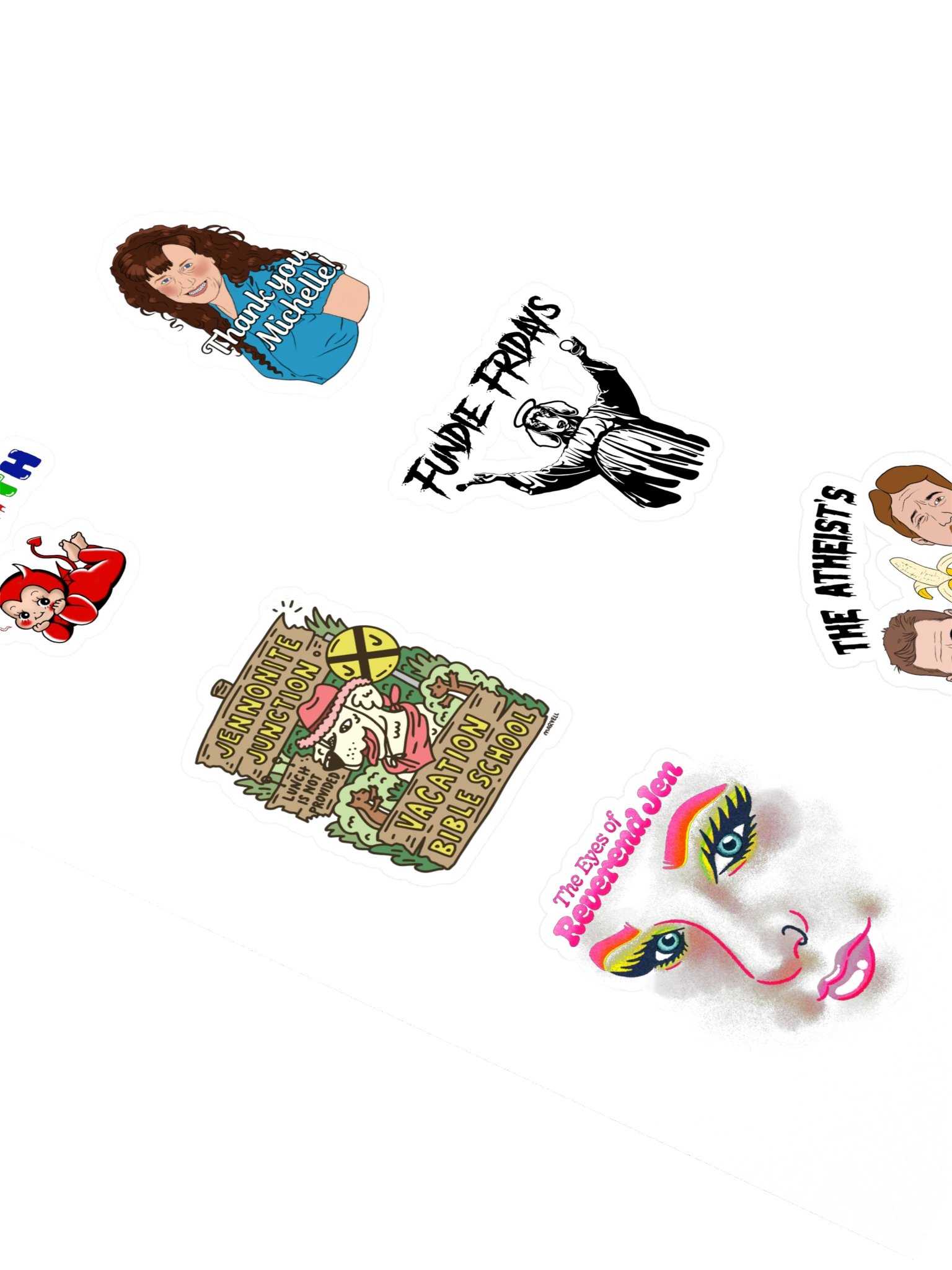 FF various designs sticker sheet product image (2)