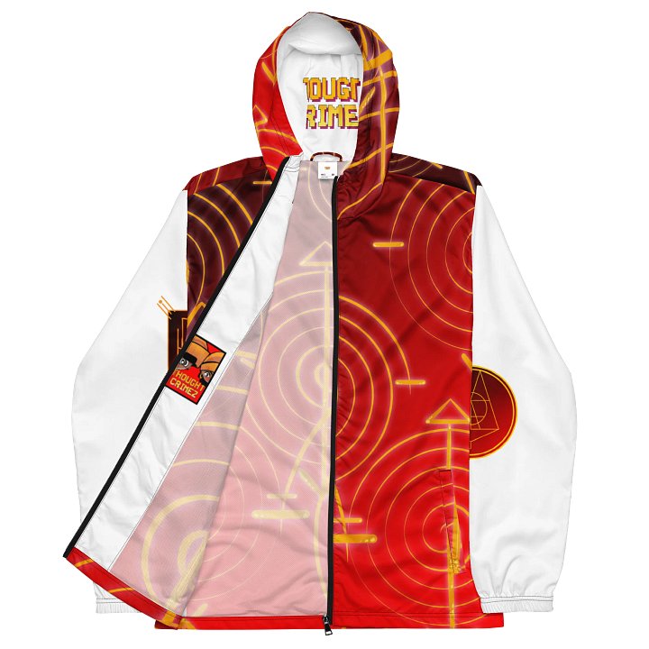 Fire Element Glowing Maze All-Over Print Windbreaker product image (2)