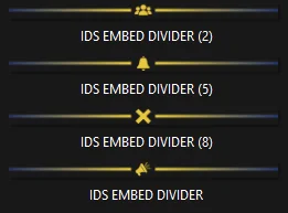 Hazy Embed Divider Bars product image (1)