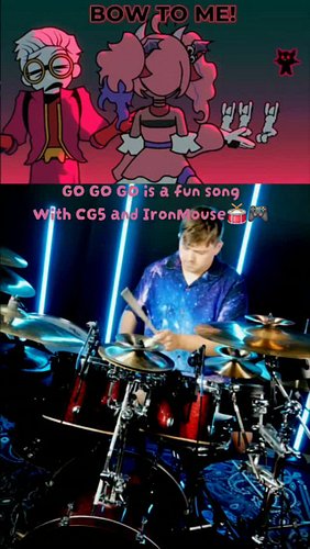 GO GO GO is such a fun song from @cg5beats and @ironmouseparty 🎮🥁

#explorepage #drums #vtuber #cg5