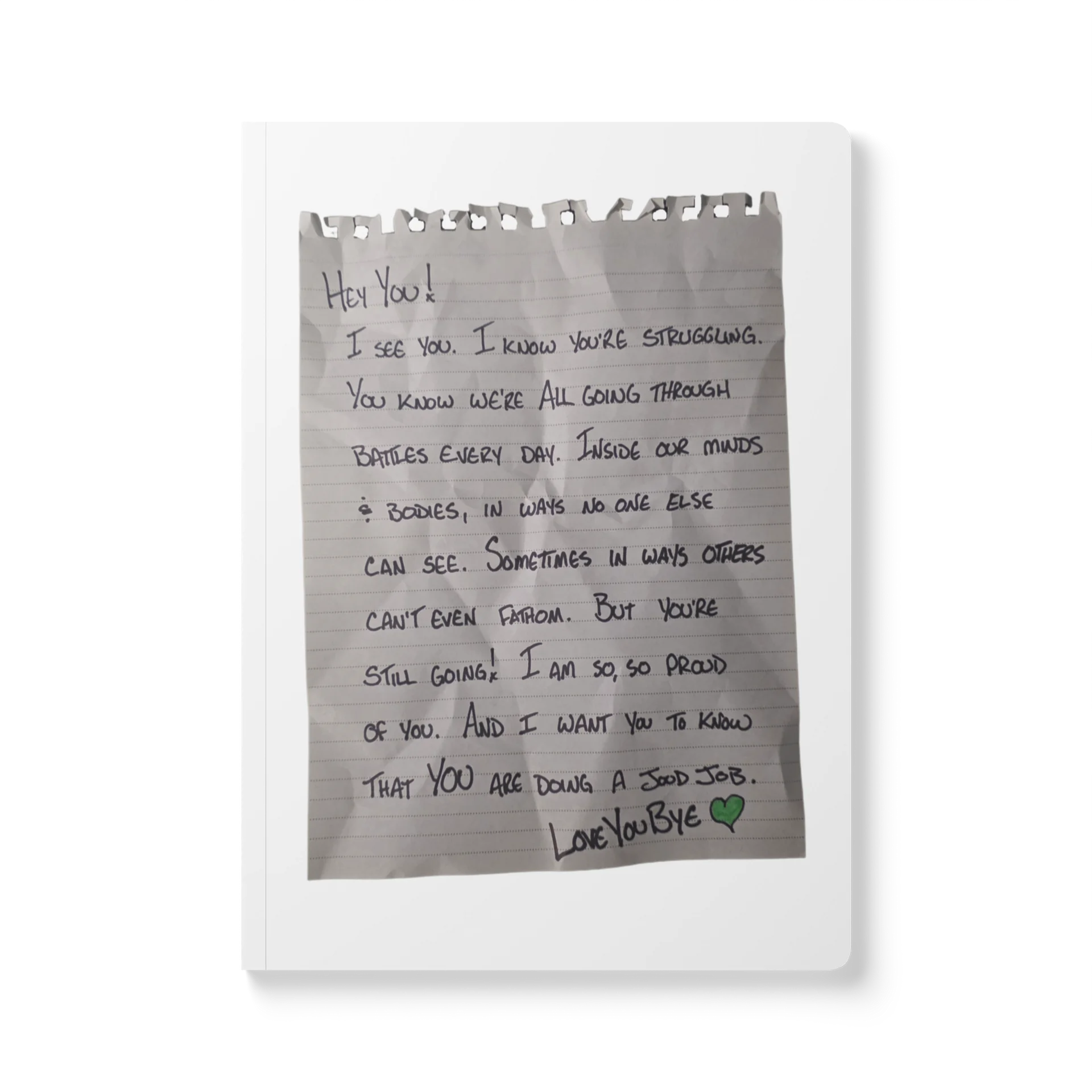LoveYouBye💚 "Sign Off" Softcover Journal product image (1)