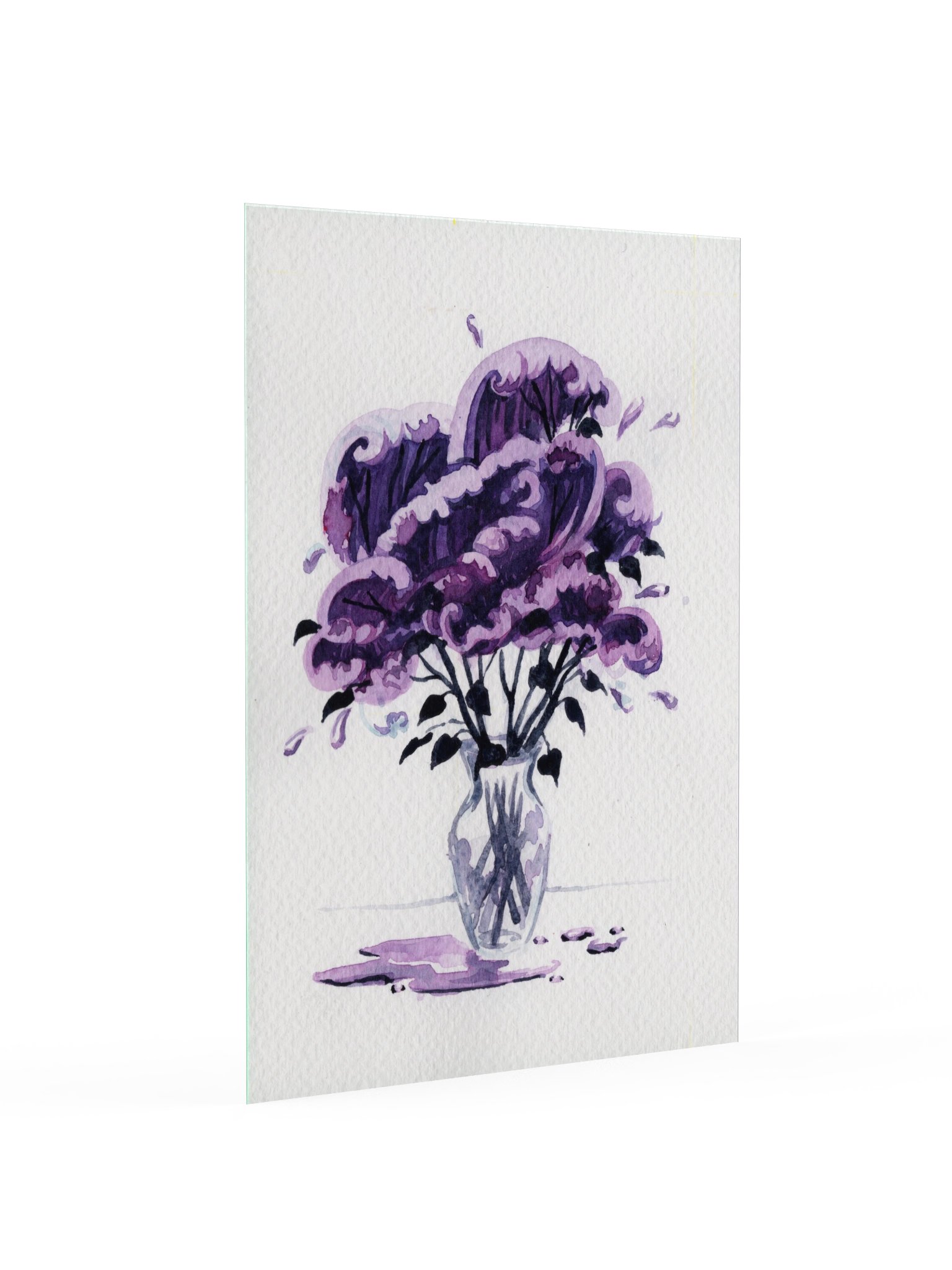 Lilac Ocean Art Print product image (2)