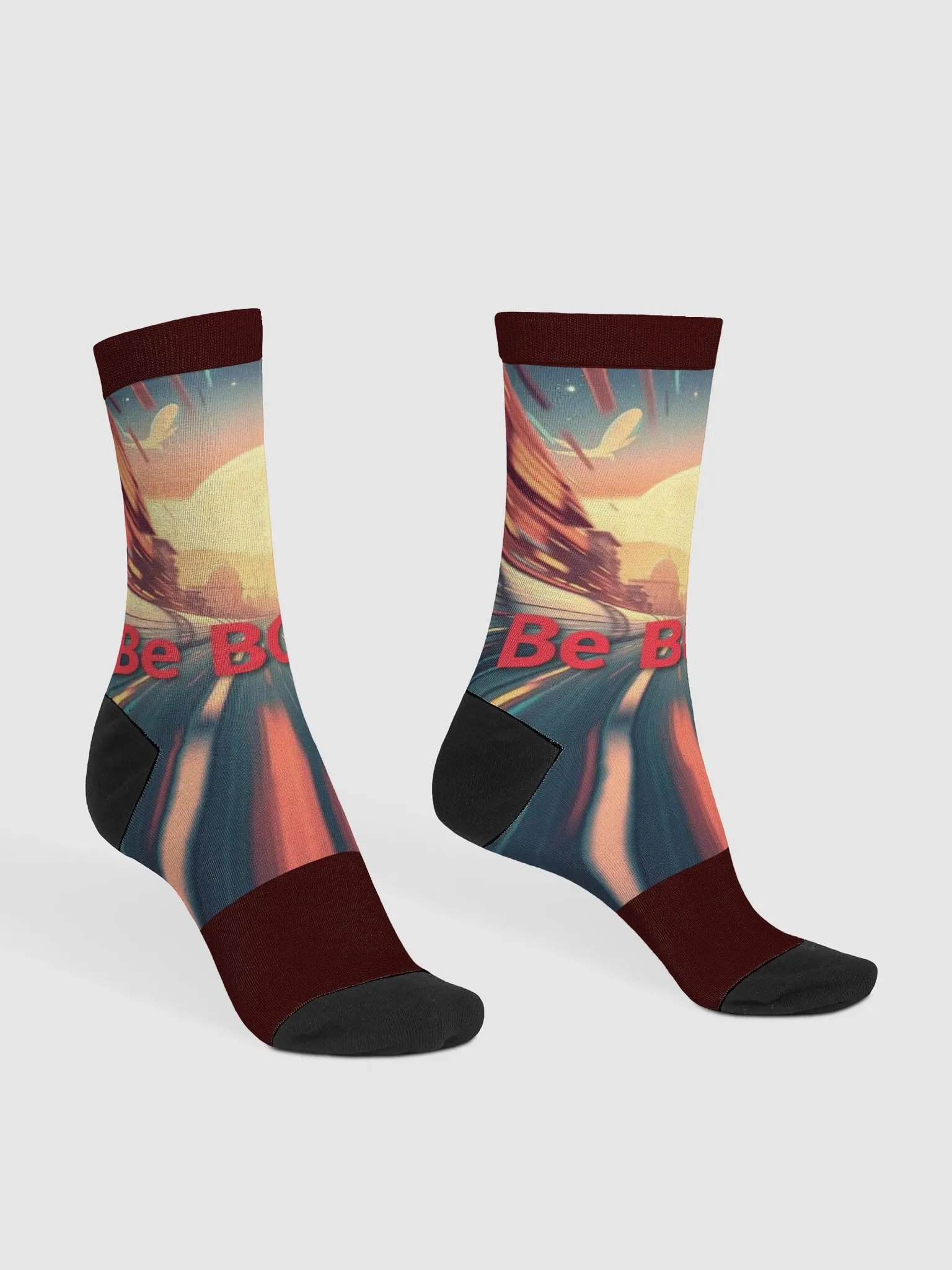 Radiant Sunburst Sustainable Crew Socks product image (1)