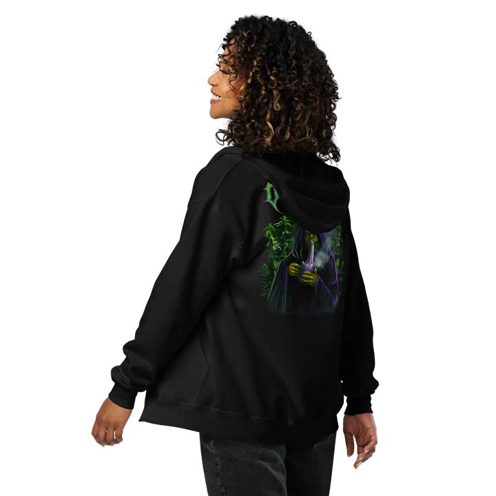 My Little Green Friend zip hoodie product image (1)