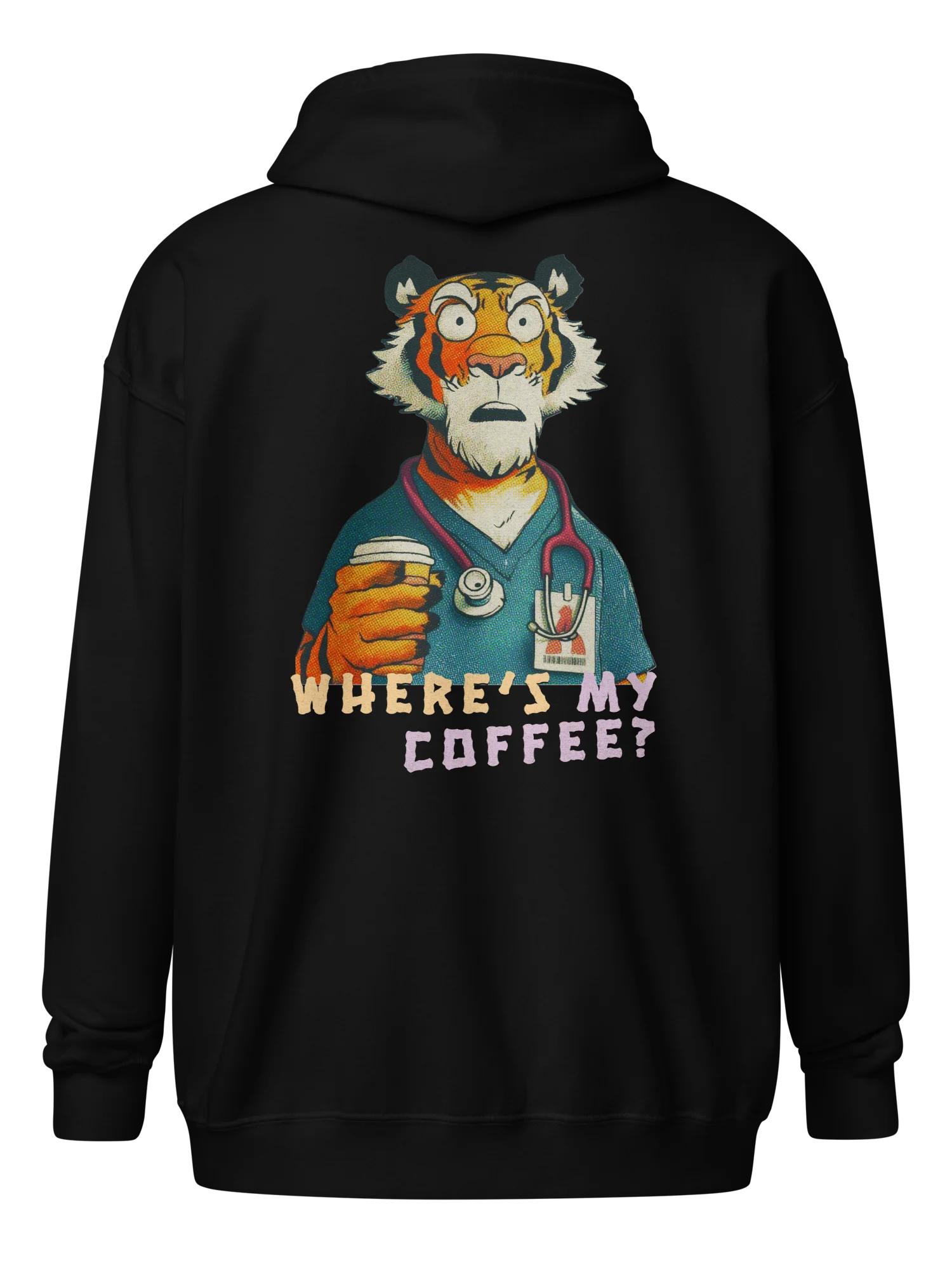 Nurse Coffee Zip Hoodie for Nursing Students product image (38)