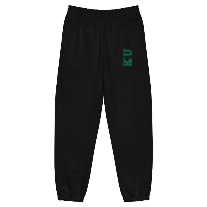 KAVE University Sweatpants | Green Lettering product image (3)