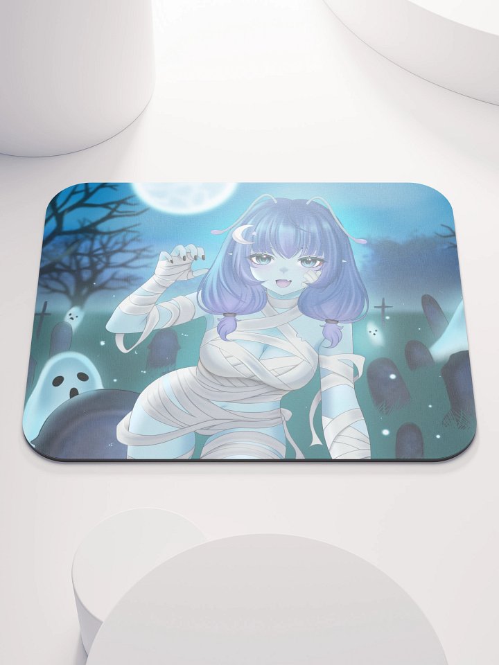 Starry Mummy Graveyard (Short Hair) Standard Flat Mouse Pad product image (1)