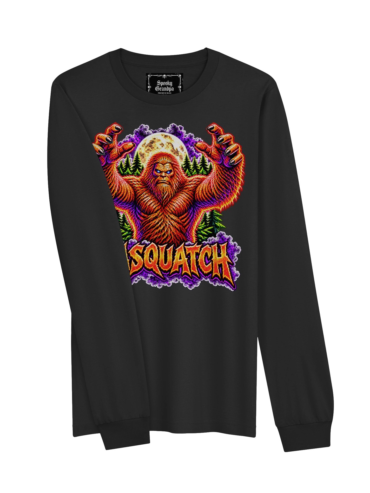 Sasquatch: Neon Nightmares – Long Sleeve Shirt product image (8)