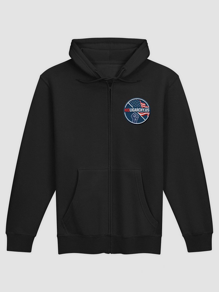 Standard embroidered logo on Zip Up Hoodie product image (1)