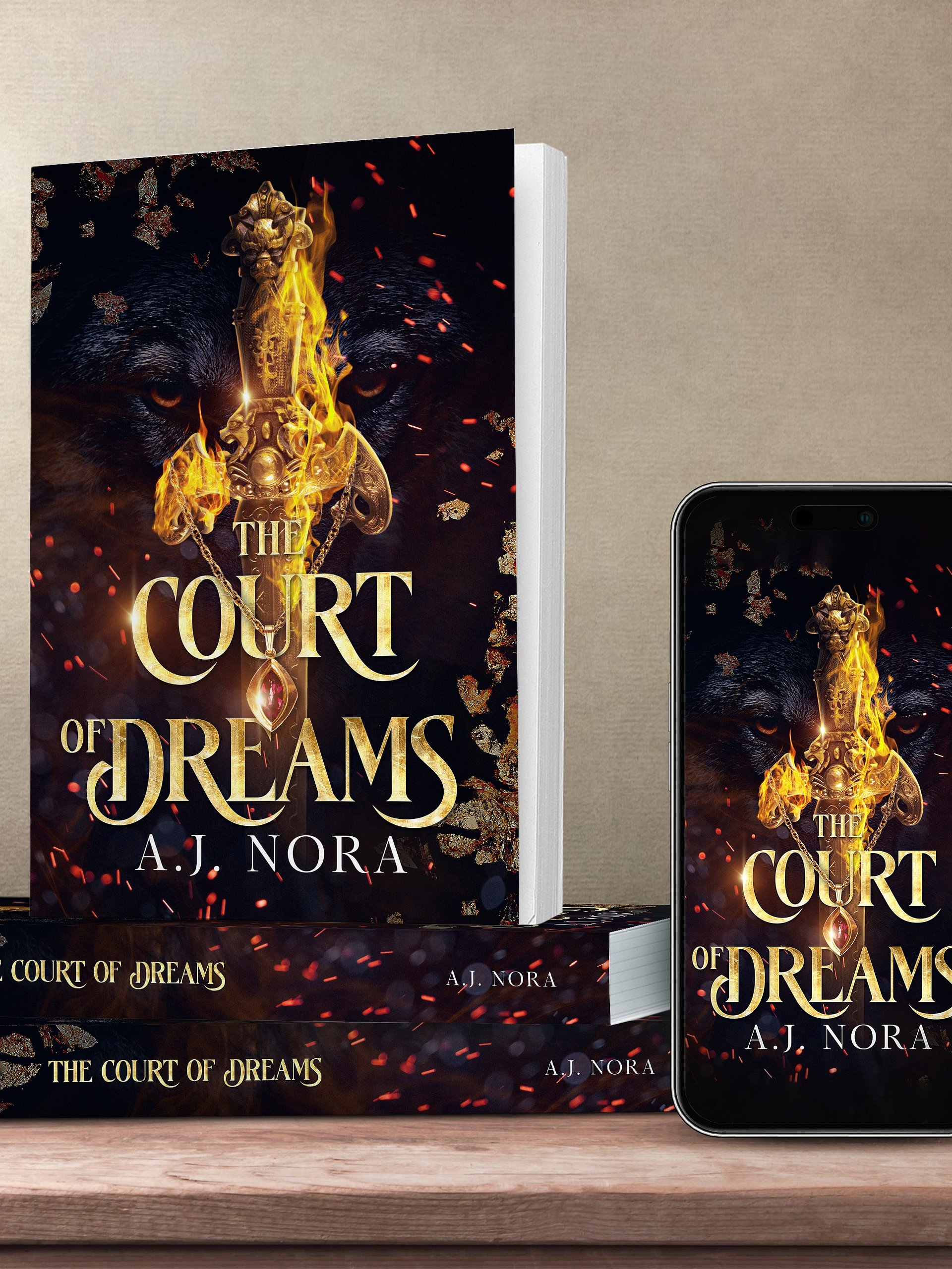 The Court of Dreams - Signed Paperback (Kingdoms of Kaelum #1) product image (1)