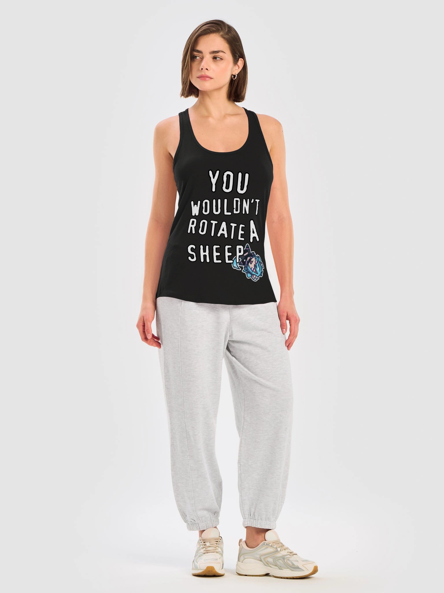 Rotate The SheepDog Racerback Tank product image (5)