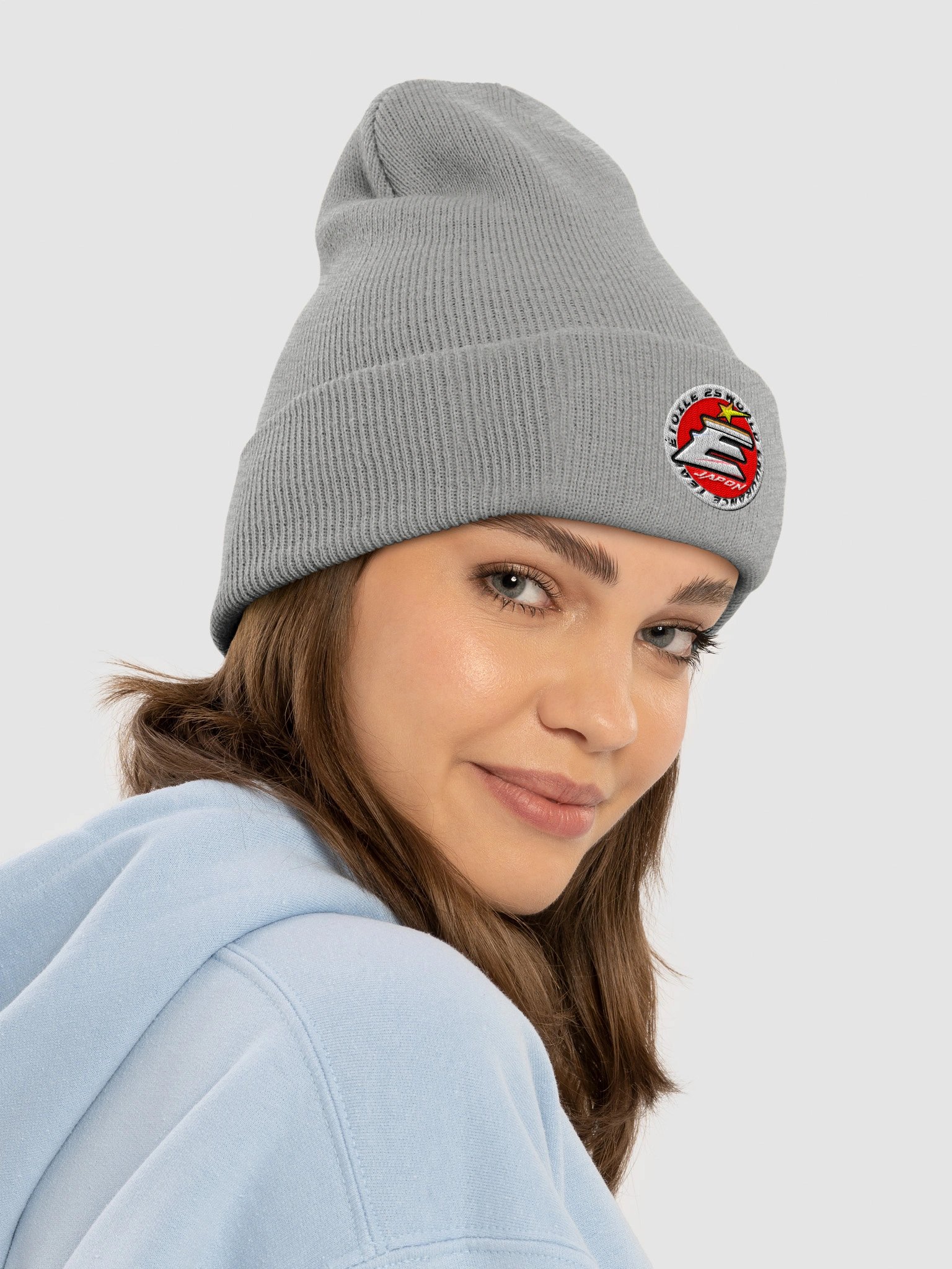 Étoile Crest Beanie — Embroidered/刺繍 product image (4)