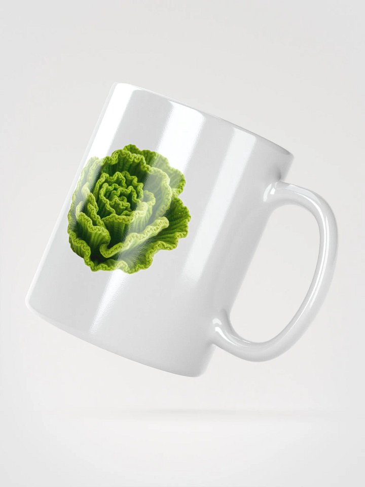 CozyAvocado White Glossy Lettuce Mug #1 product image (2)