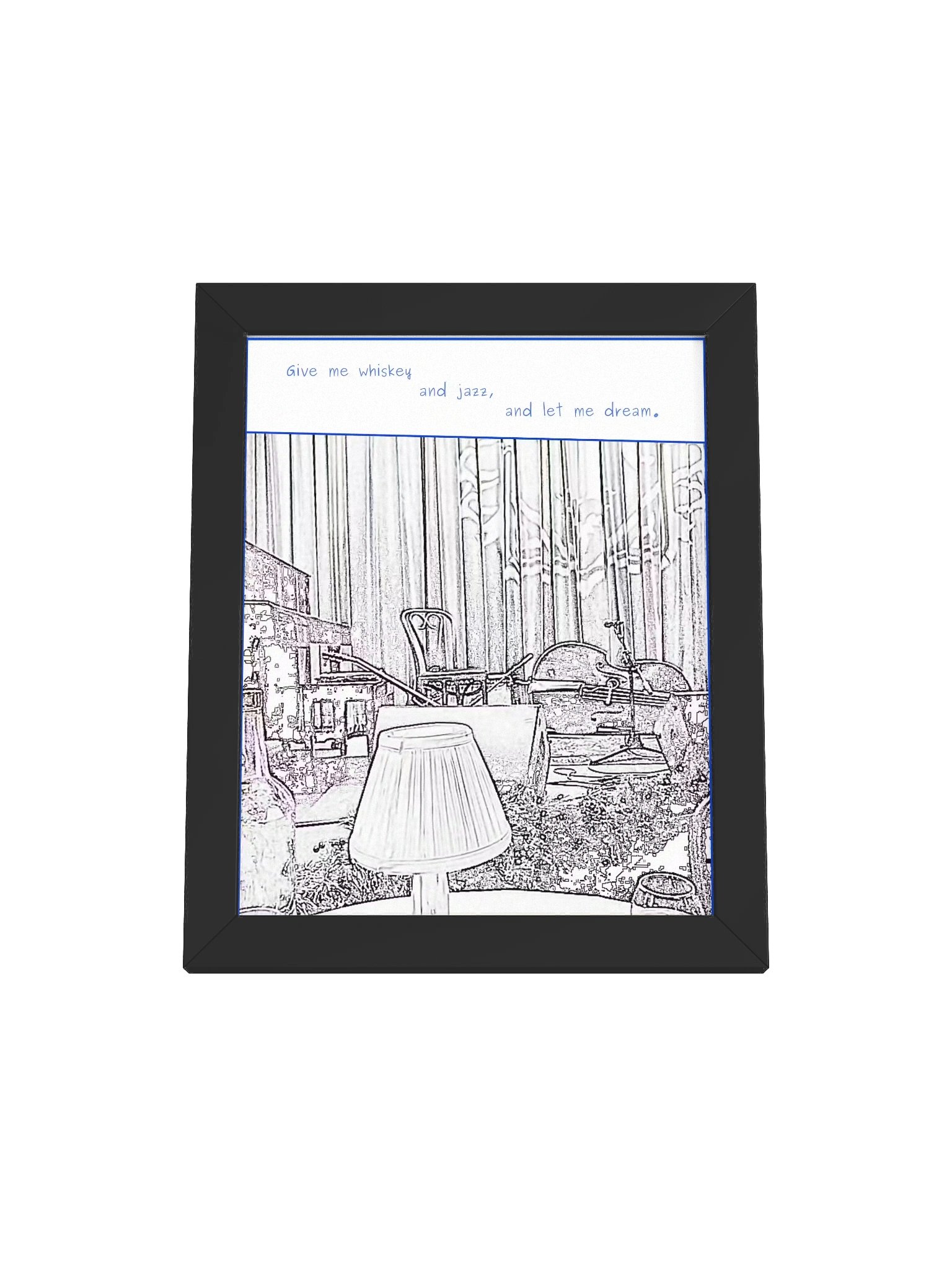 Whiskey, Jazz, & Dreams - B&W product image (6)