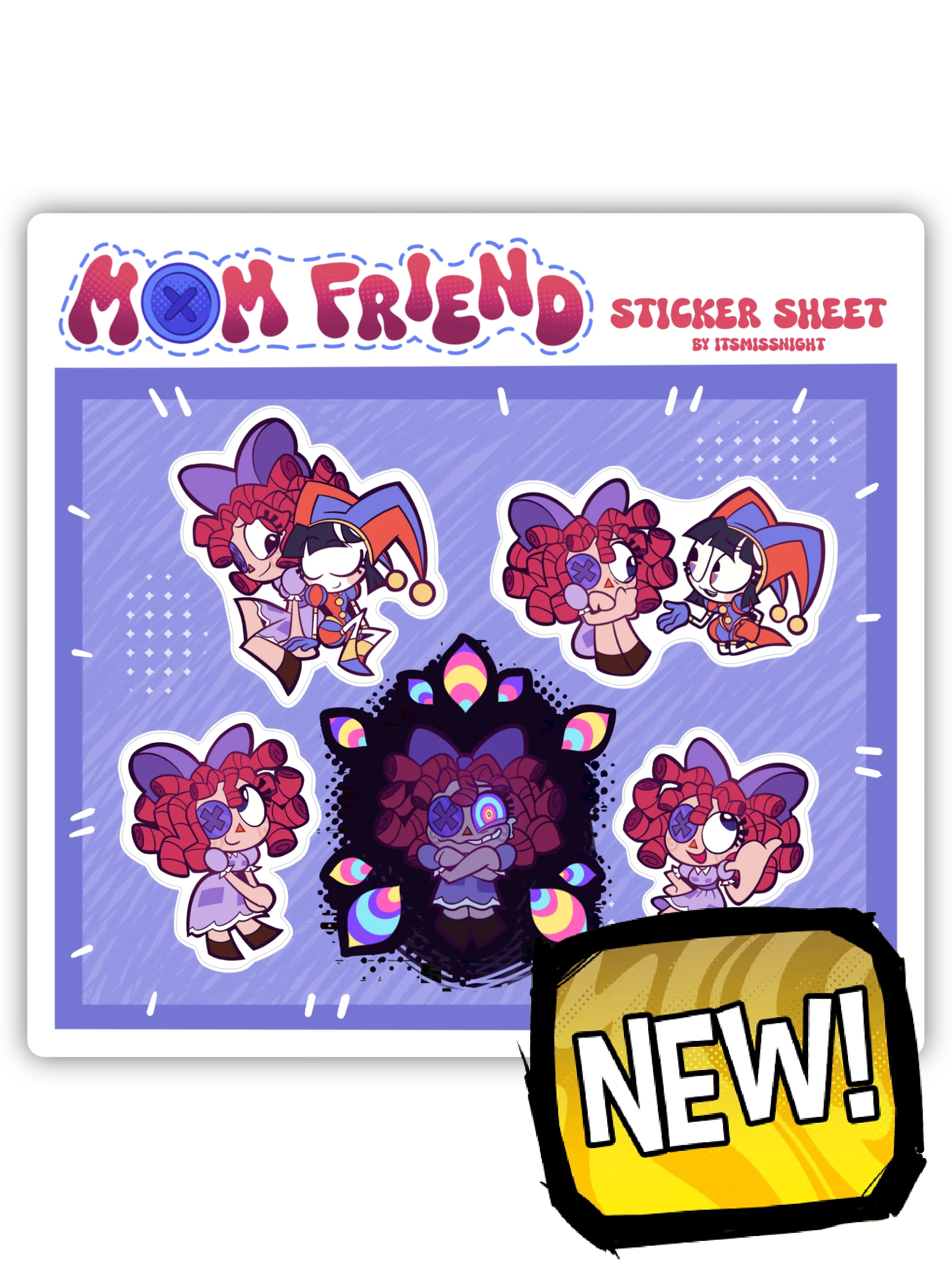 (Pre-order) Mom Friend Sticker Sheet product image (1)
