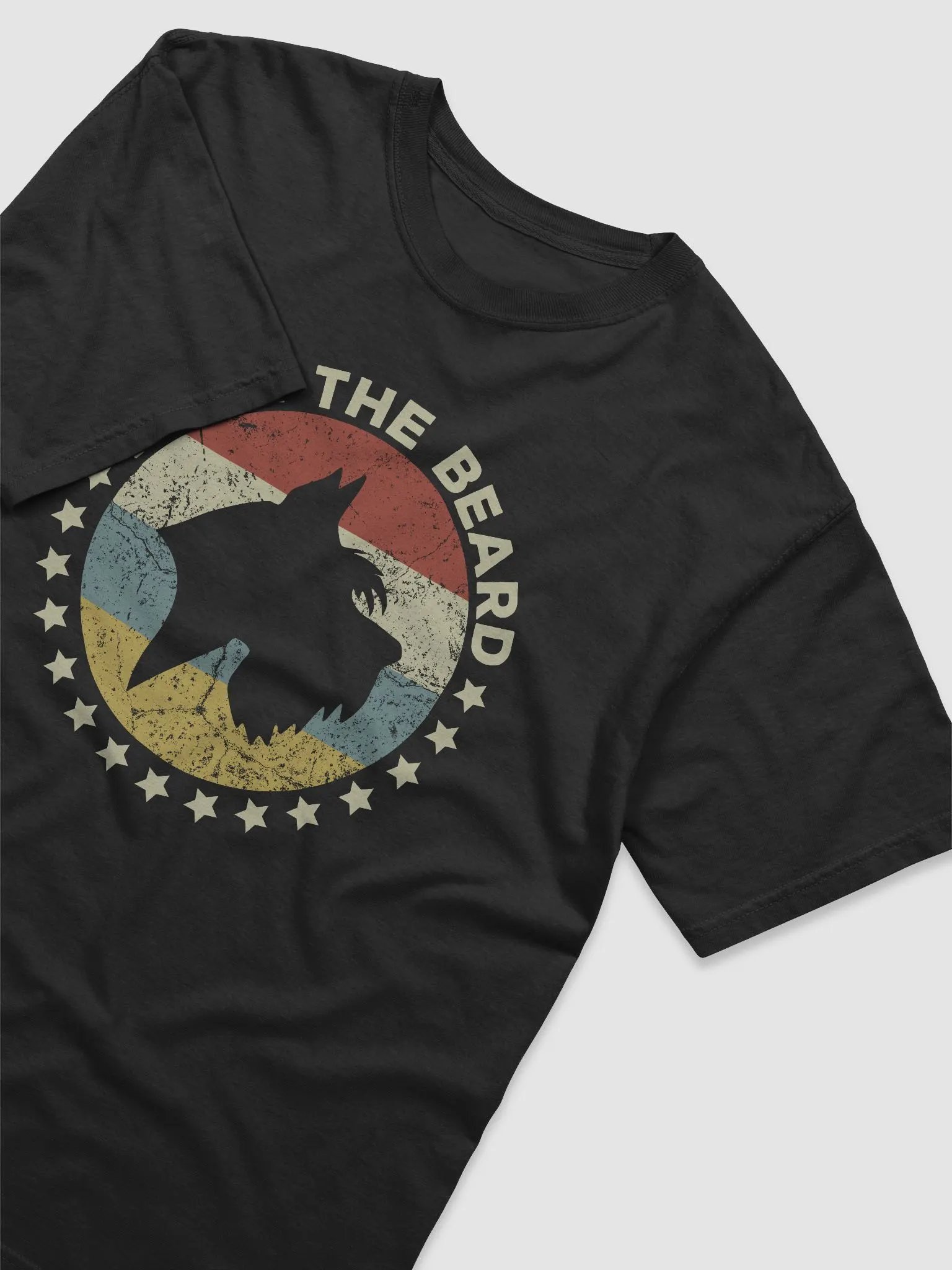 Fear the Beard Tee | Retro-Style T-Shirt for Schnauzer Dog Owners product image (3)