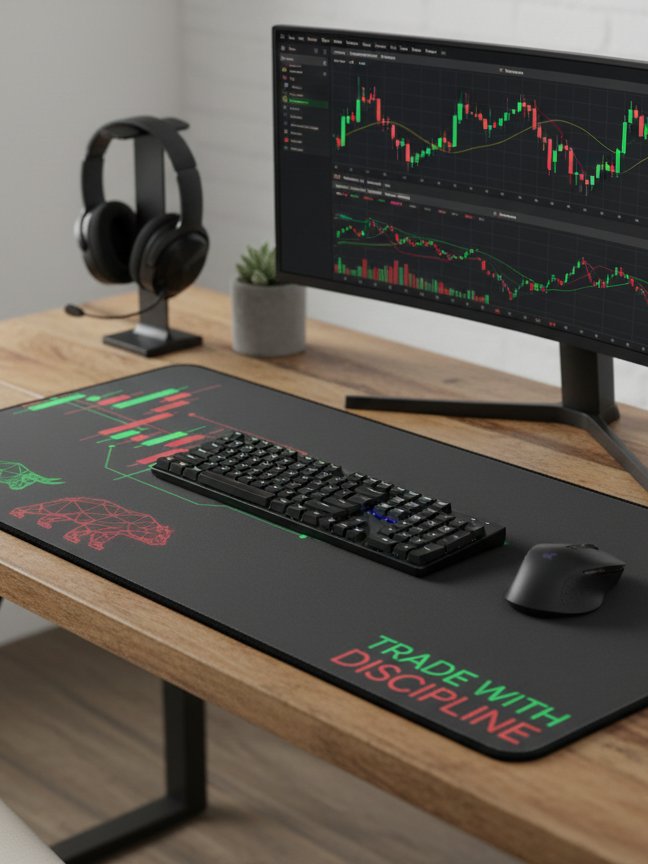 Deskmat "Trade with discipline" product image (1)