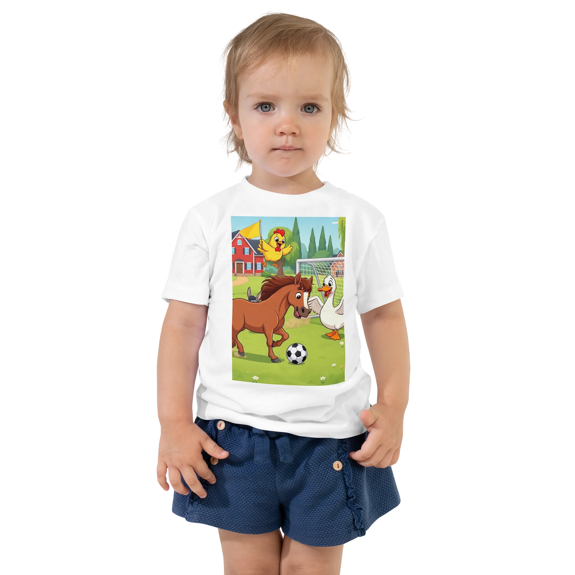 Farm Friends Soccer Play Toddler Tee product image (1)