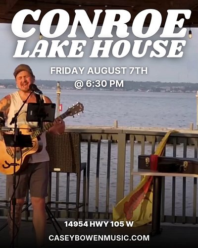 See you this week at the great @conroelakehouse , bring your friends 🥂