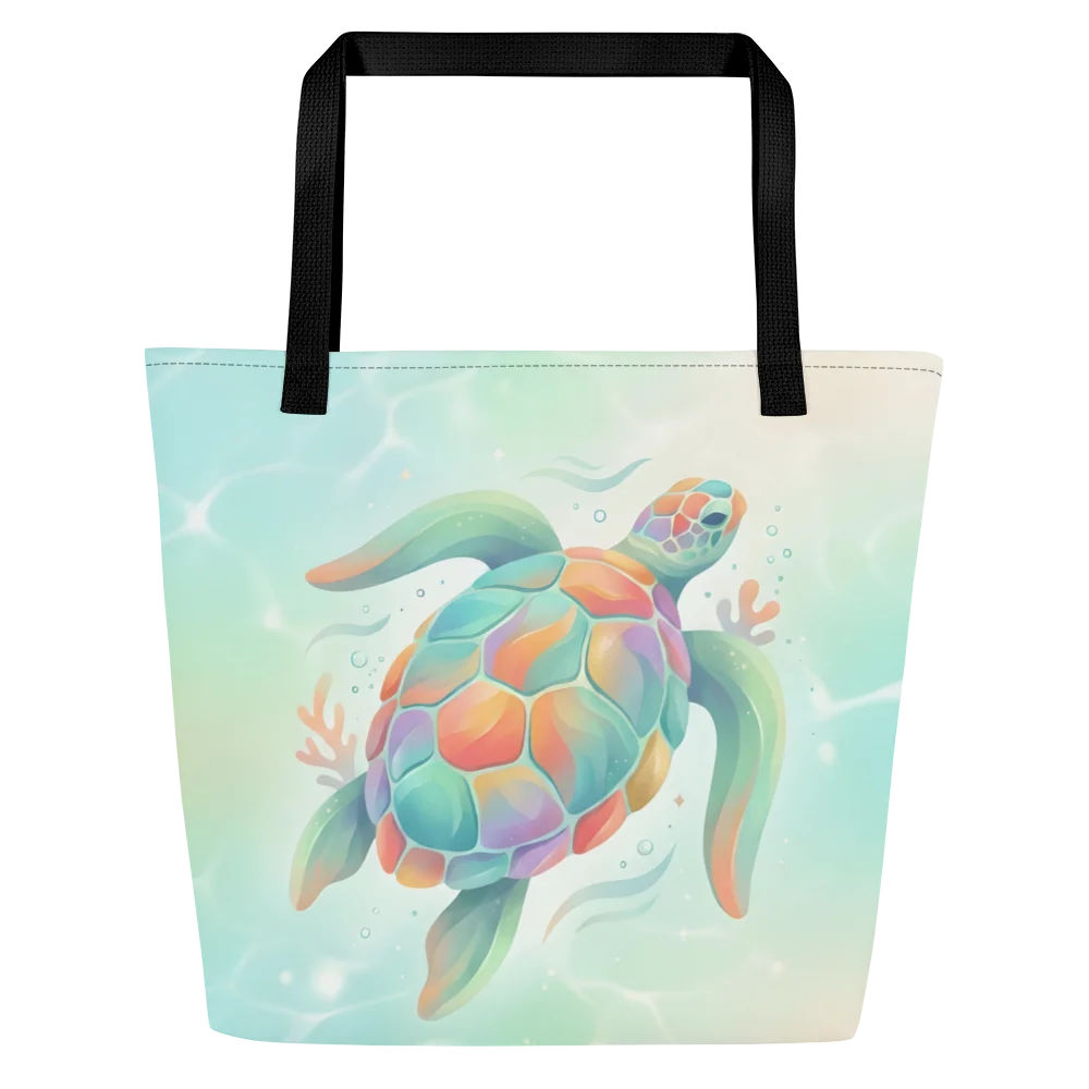 Colorful Sea Turtle Tote product image (2)