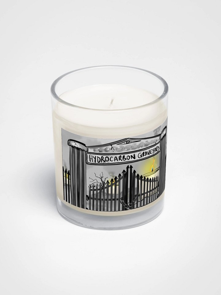 Hydrocarbon Graveyard Candle | Funny Chemistry Decor product image (2)