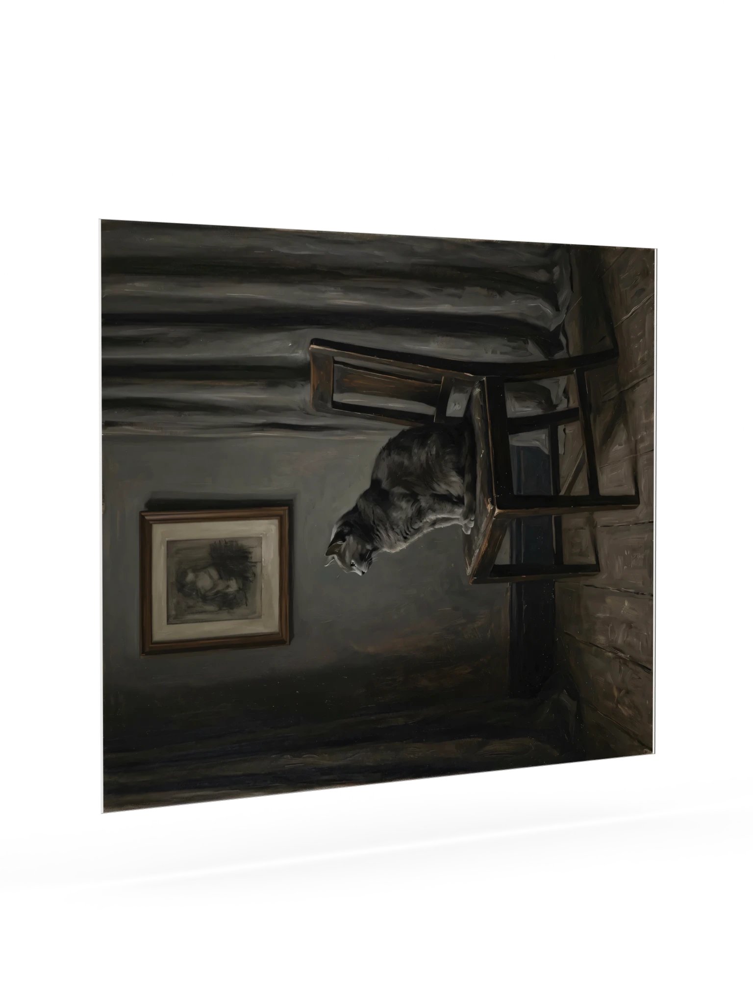 Arrangement in Grey Cat Poster product image (21)