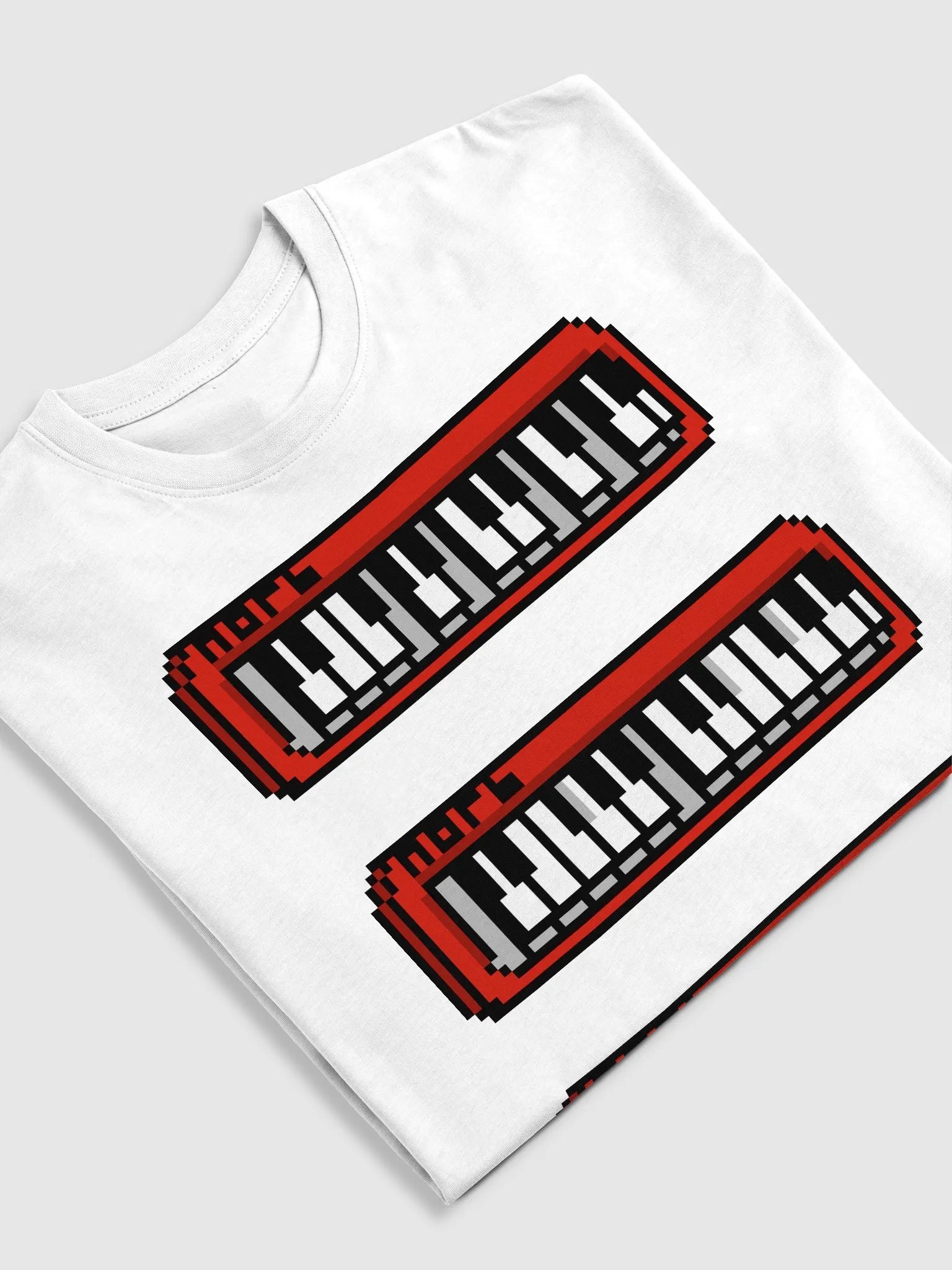 Intro Keyboards T-Shirt (White) product image (5)