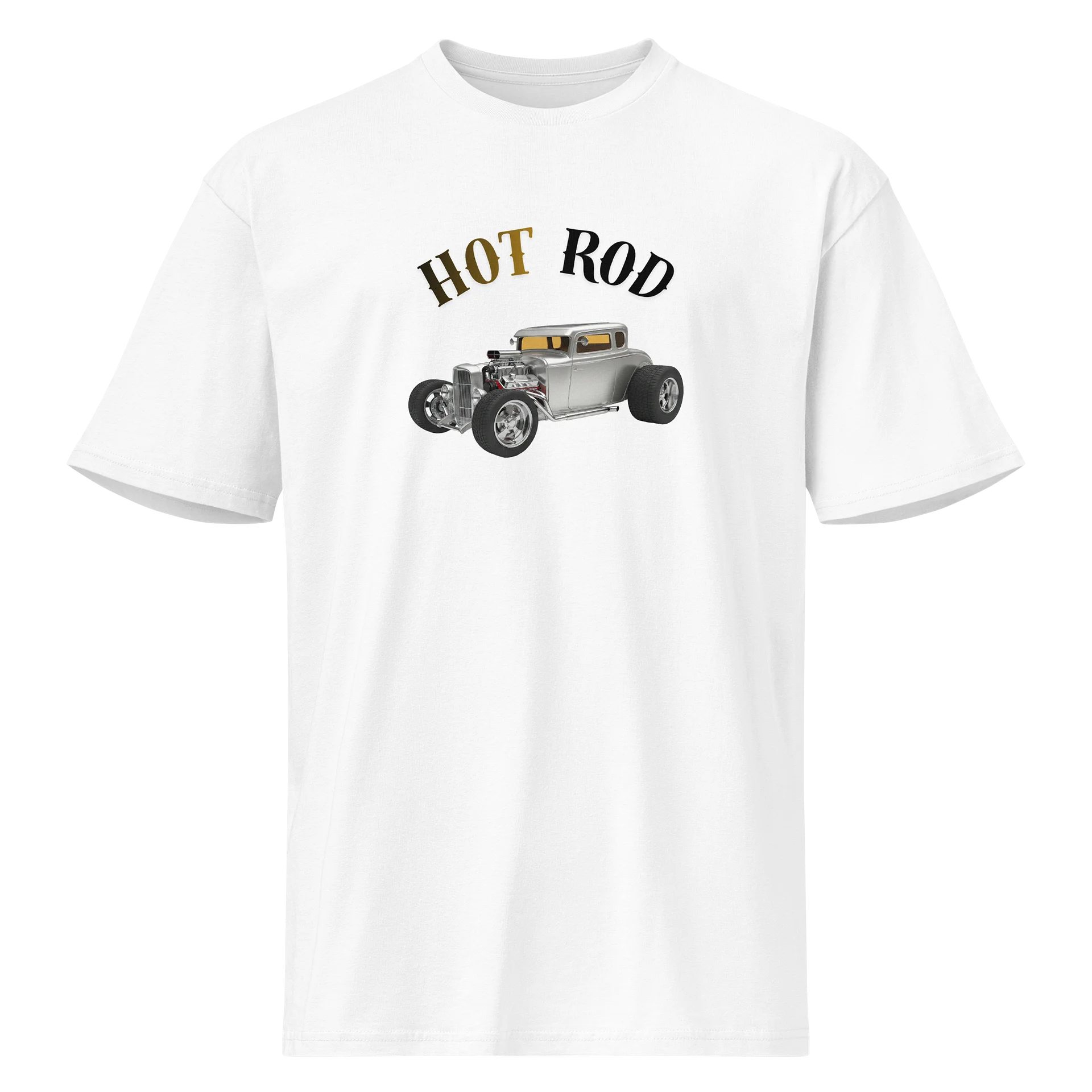 Hot Rod White Tee product image (1)