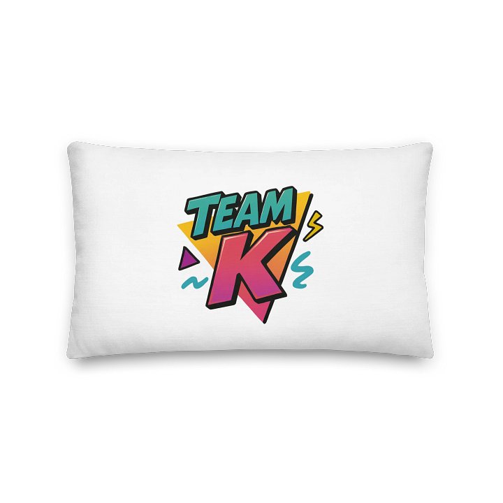 Team K 1990's Pillow product image (2)