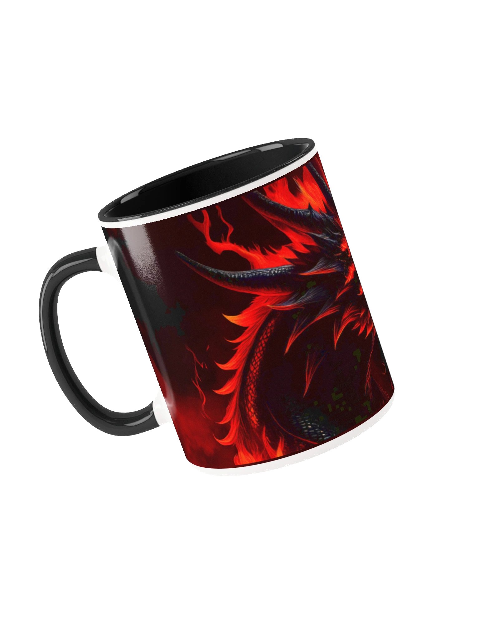 Blaze Fiery Dragon Ceramic Mug product image (3)