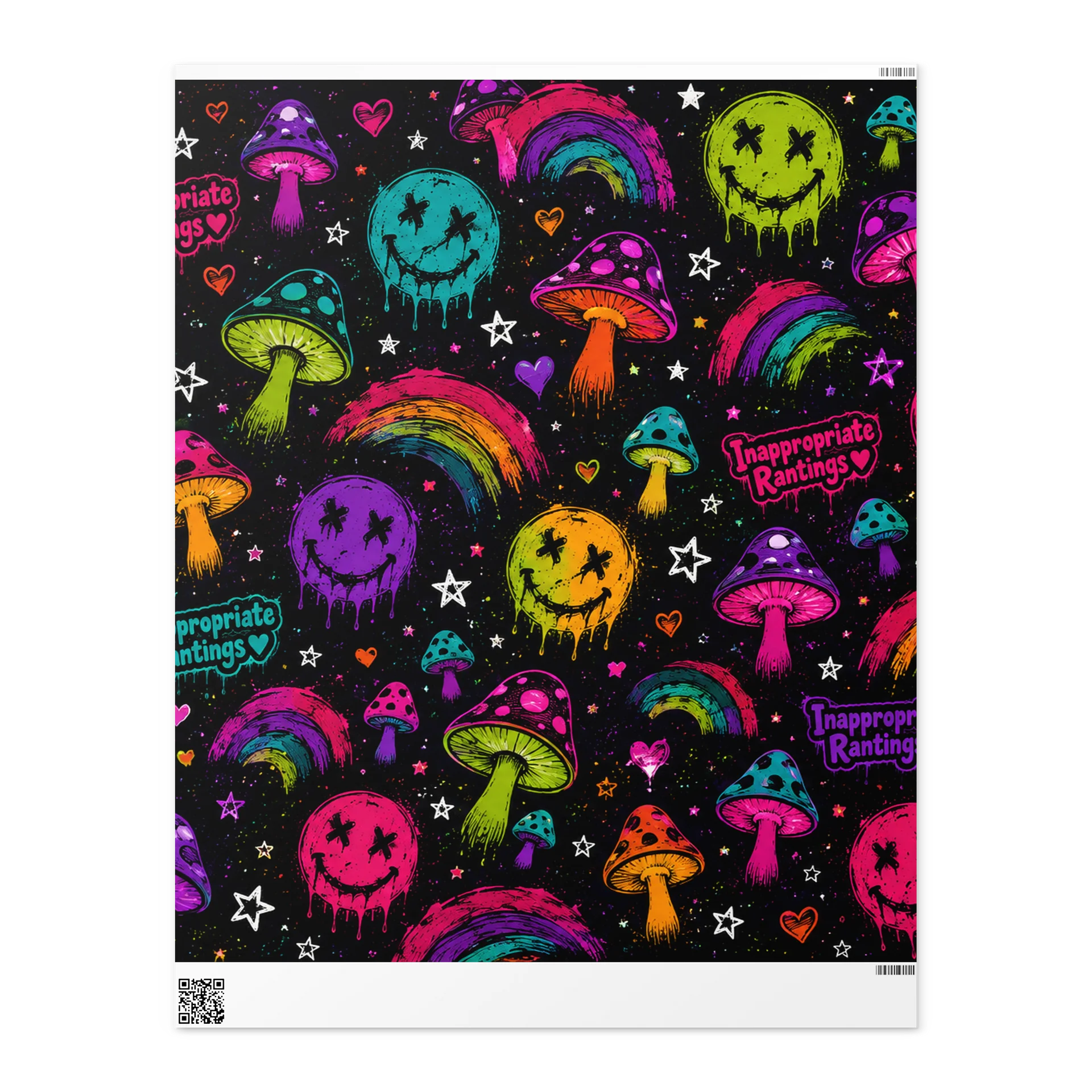 Blacklight Happy Shit Wrapping Paper product image (2)