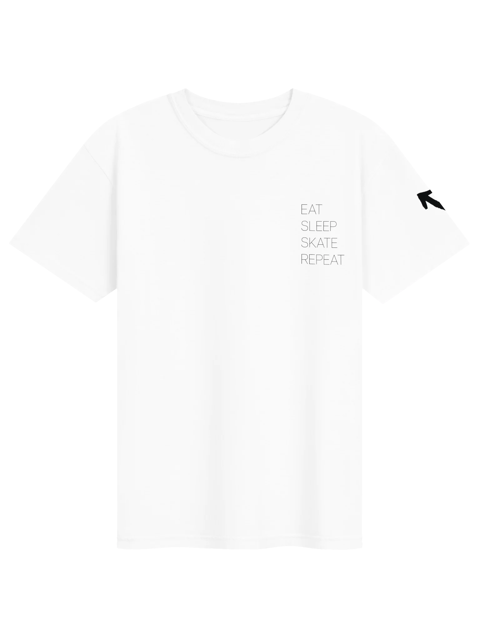 Upgrid Skate T-shirt (Eat, sleep, skate, repeat) product image (1)