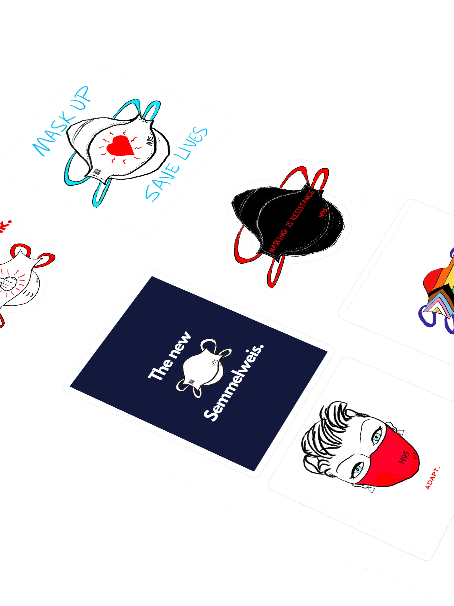 Masking Is Hot sticker pack product image (2)