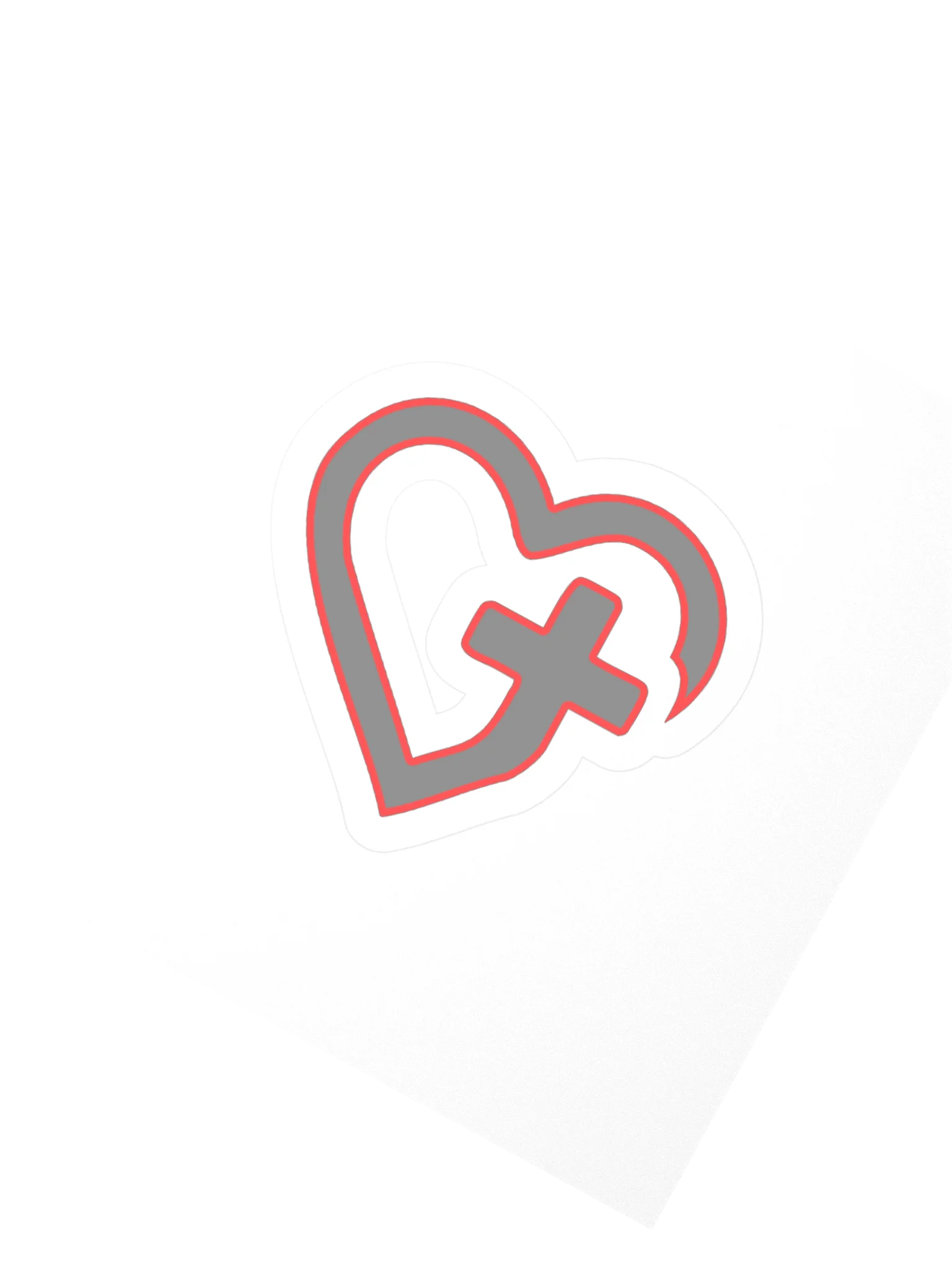 Cross In Heart sticker product image (6)