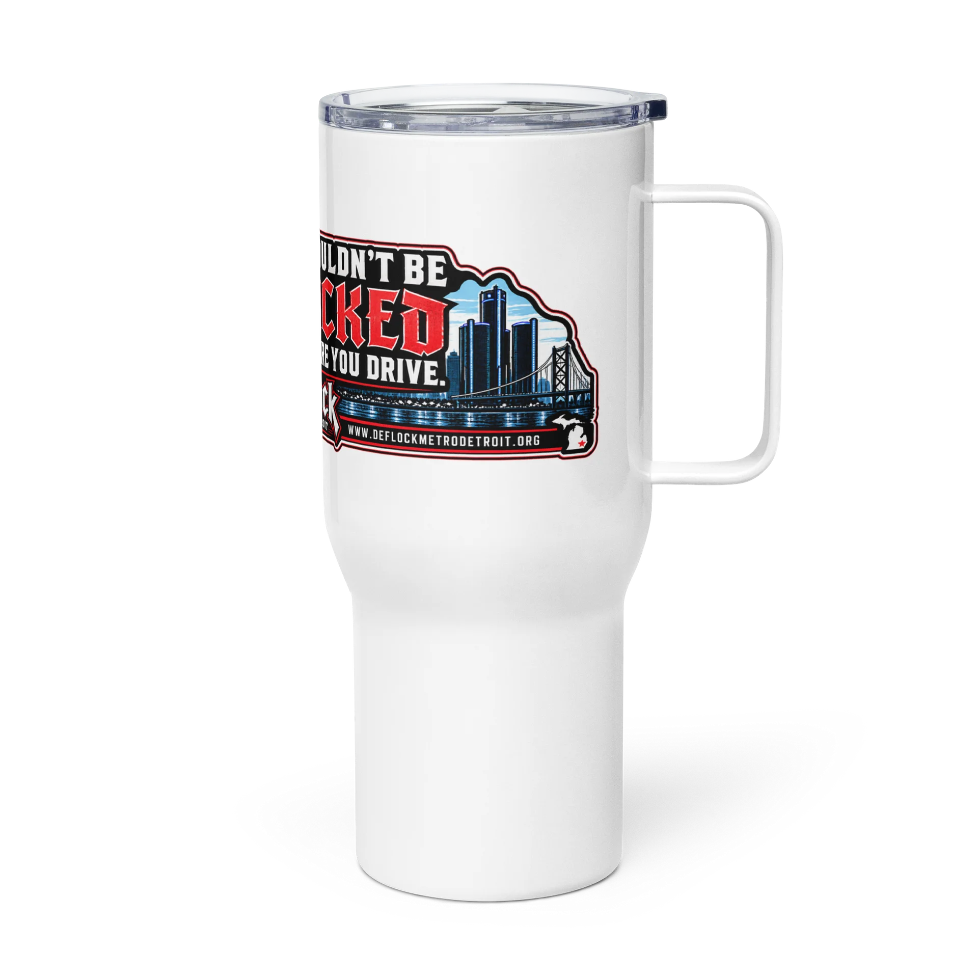 You Shouldn’t Be Tracked Everywhere You Drive Travel Mug With Handel product image (4)