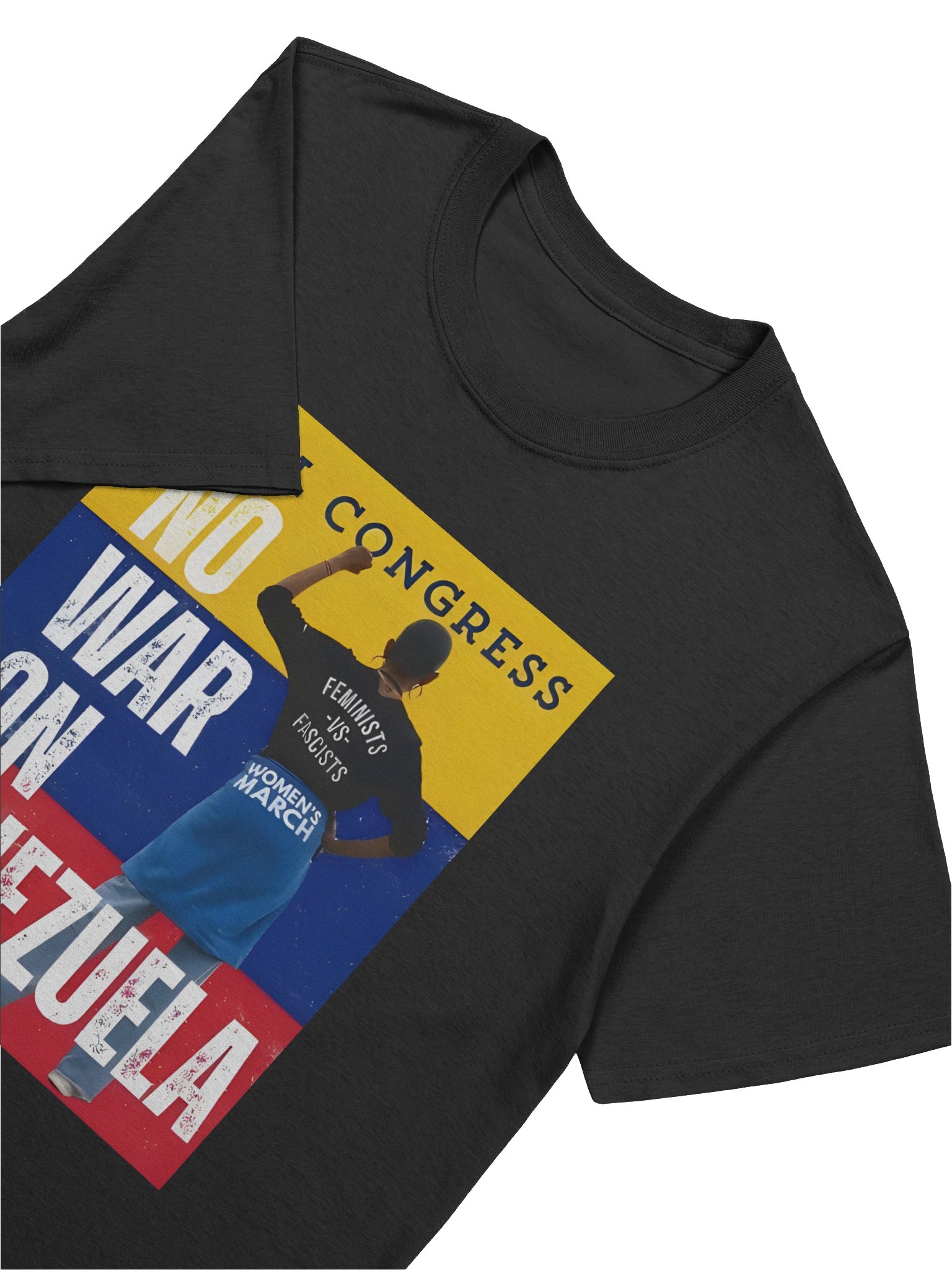 Tell Congress No War on Venezuela Shirt – Bold Anti-War Political Statement Viral product image (5)