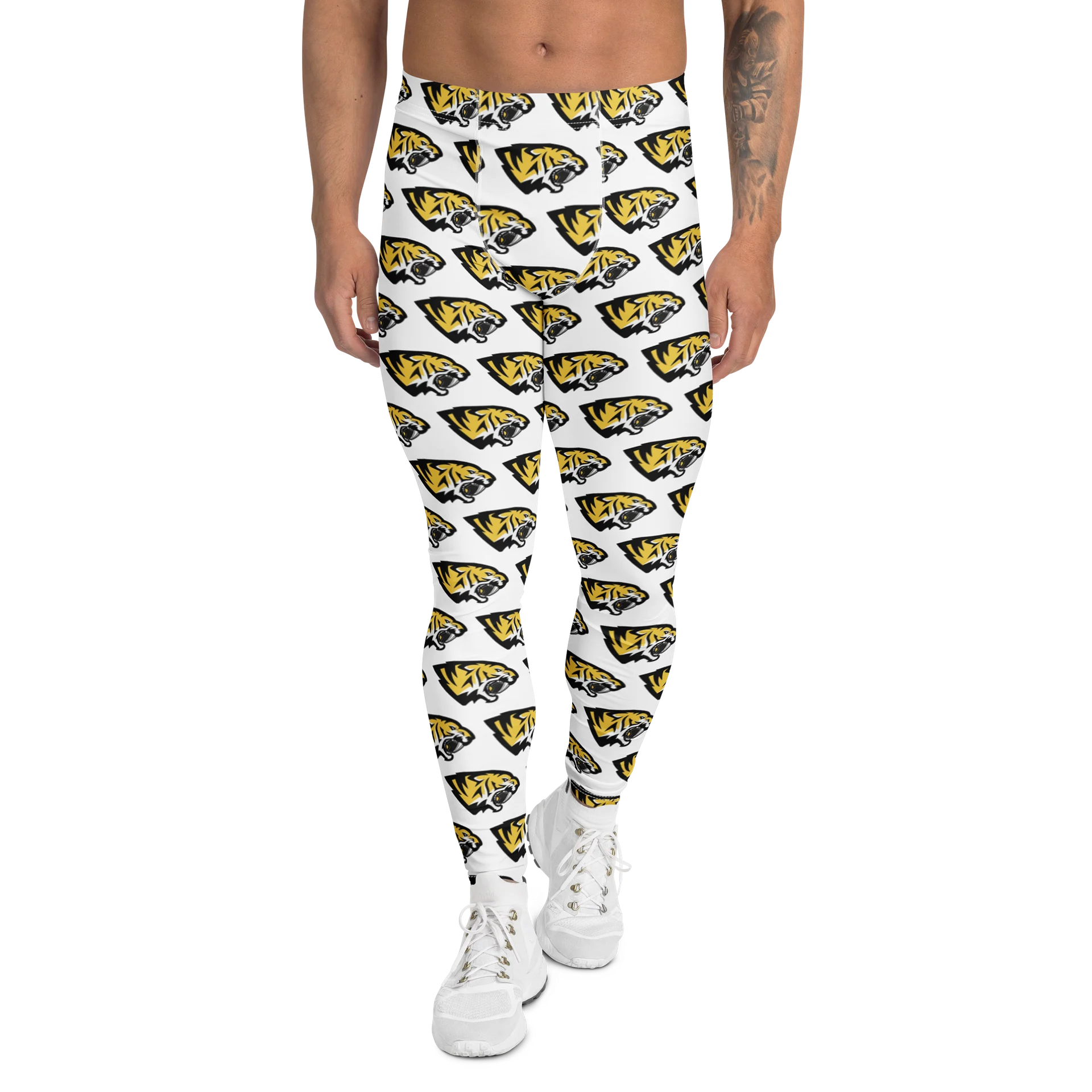 Abstract Mosaic All-Over Print Men’s Leggings product image (1)