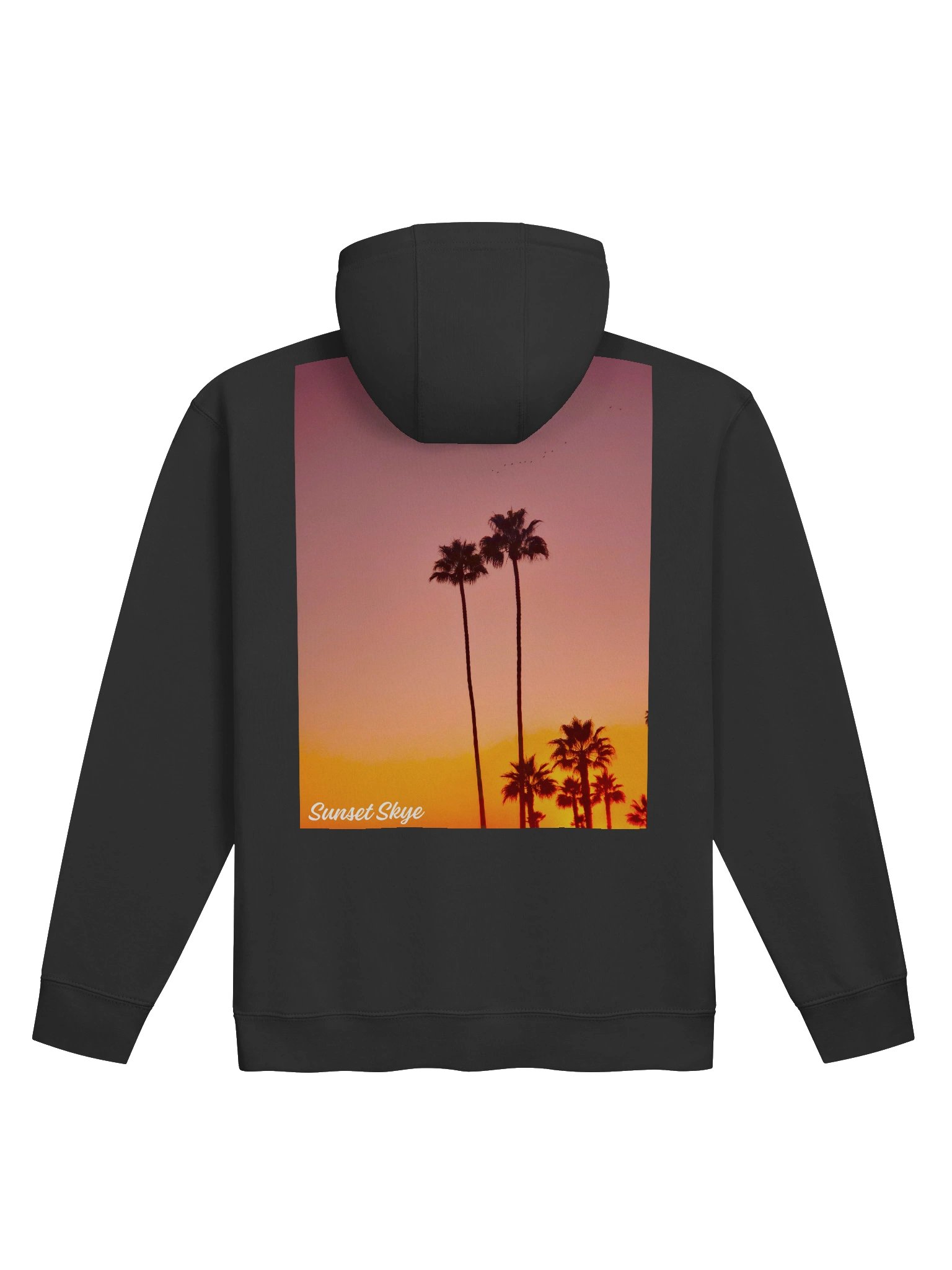 Pink Palms Back Signature Hoodie product image (1)