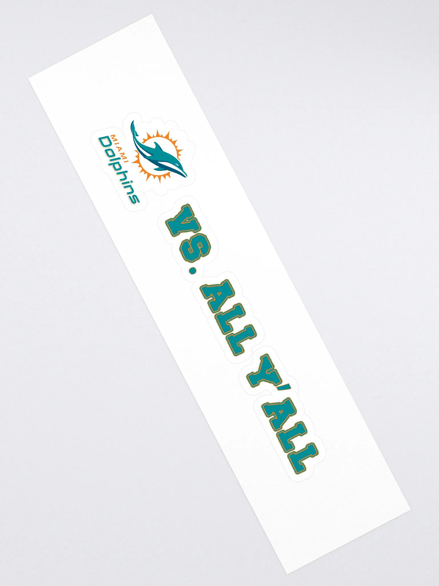 Dolphins Vs. All Y'all Miami Football Rivalry Design product image (2)