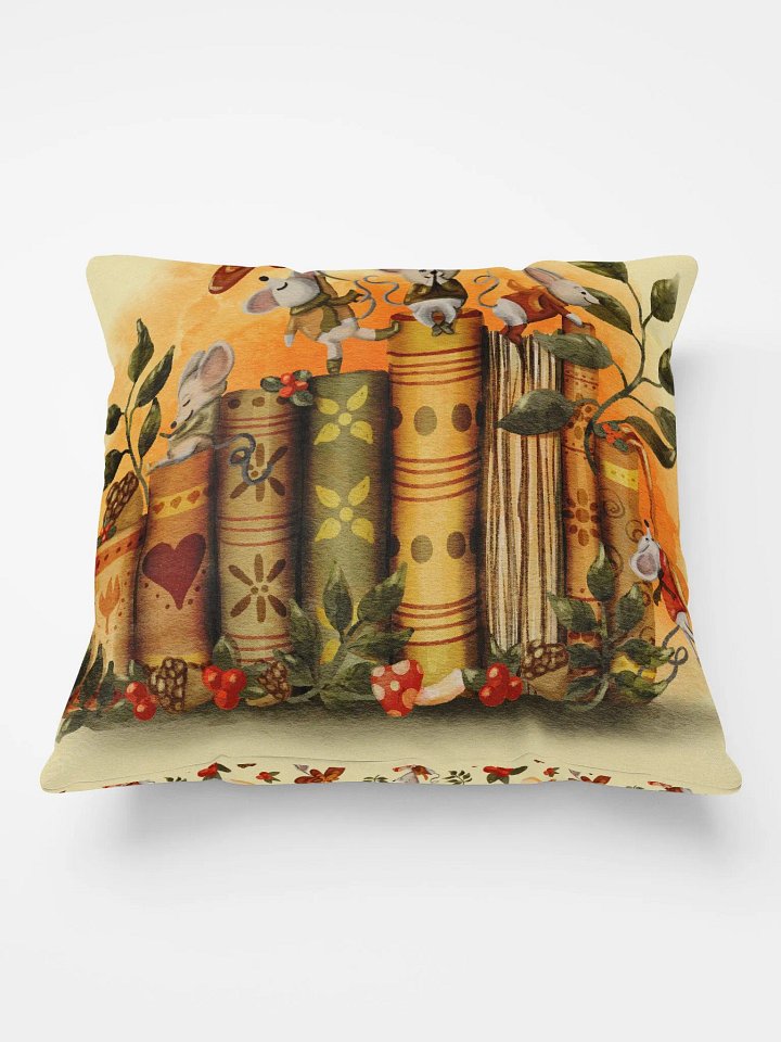 Book Mice, Throw Pillow product image (1)