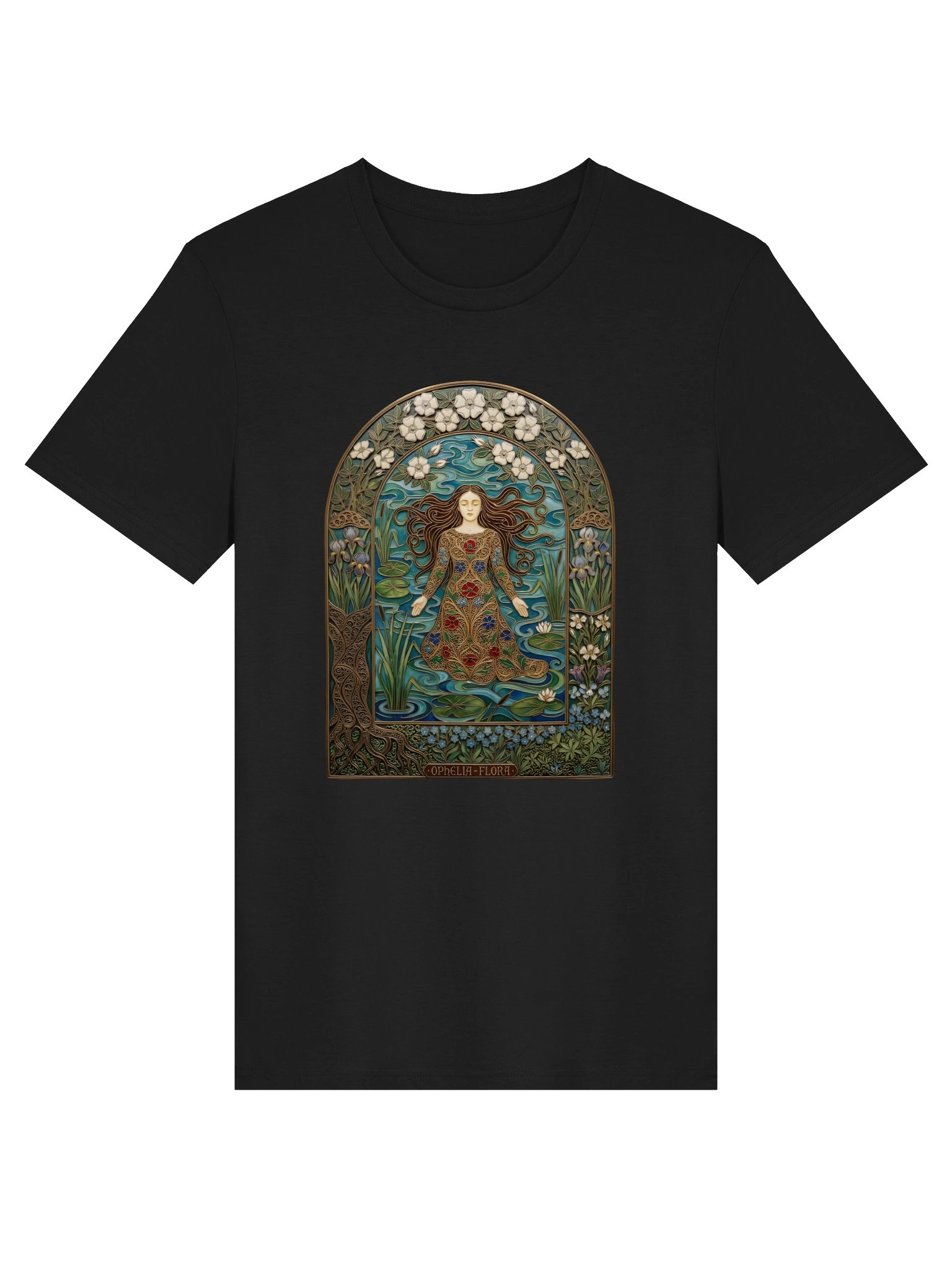 Ofelia Floral Vintage – Diseño para Camiseta product image (1)