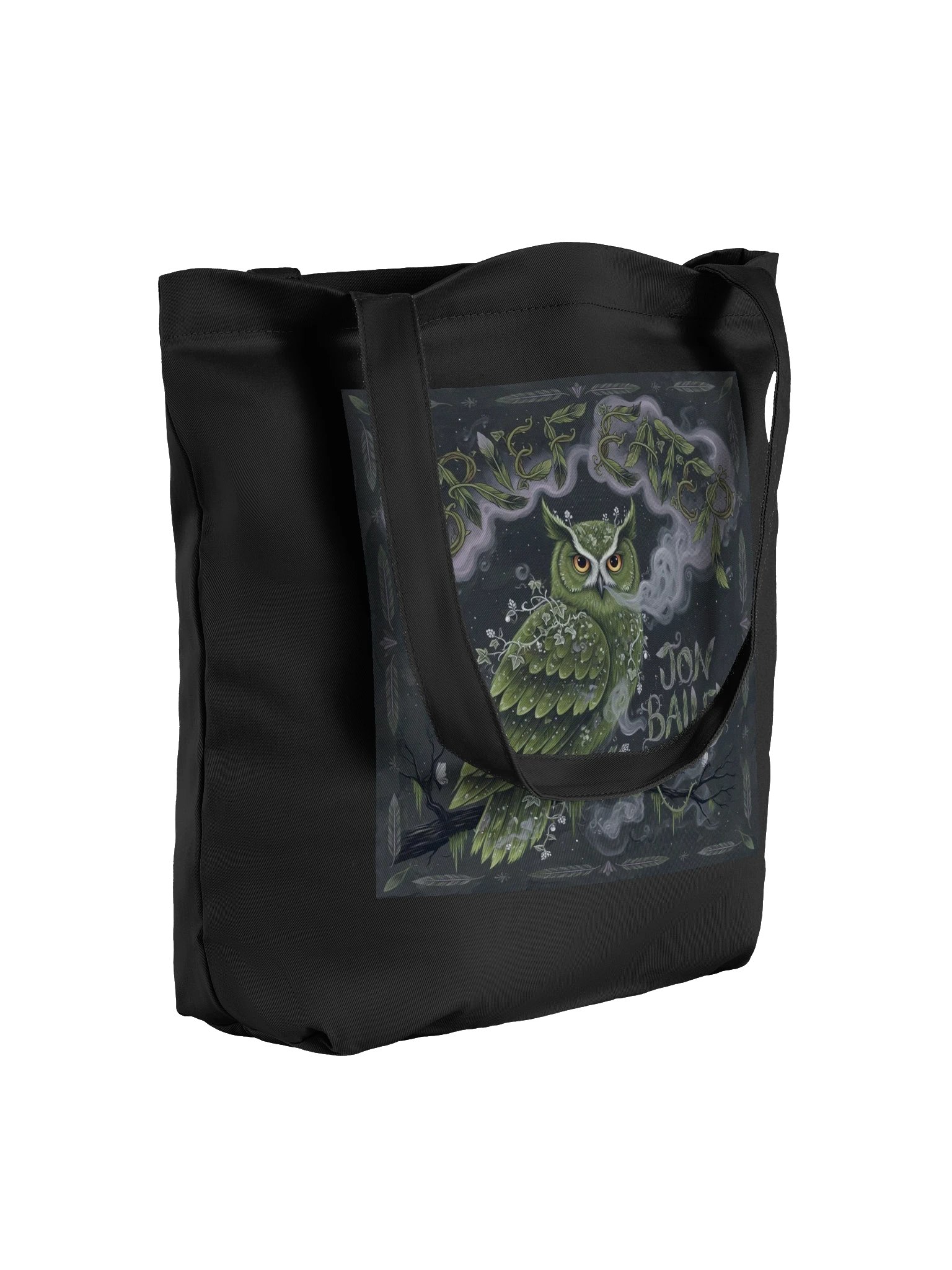 Haunted Bird Tote — Moss Owl product image (4)