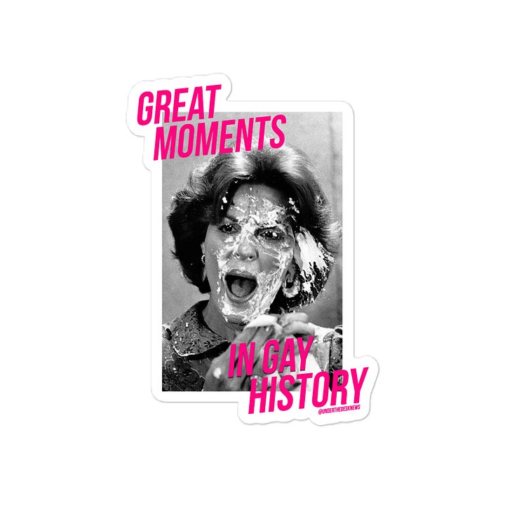 FUTILE DEVICE: GREAT MOMENTS IN GAY HISTORY (STICKER) product image (2)