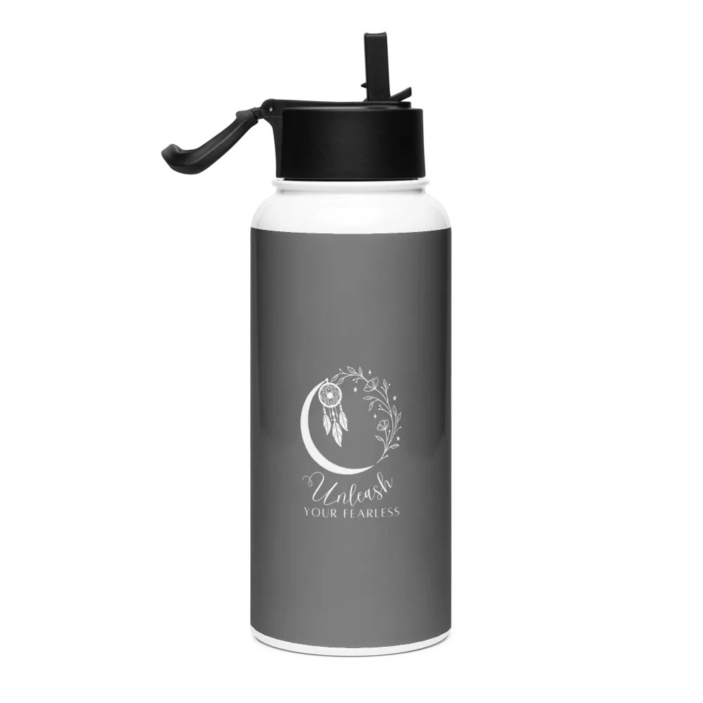 Stainless Steel Water Bottle with a Straw Lid SWFB0131 product image (2)