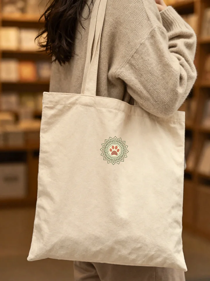 Paws and Reflect Mandala Paw Print Yoga Tote Bag - Fall Edition product image (2)