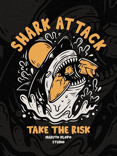 “ SHARK ATTACK ”
Premade Design Available for Sale ✅

• Exclusive — sold to one buyer only
• Text & colors can be adjusted
• ...